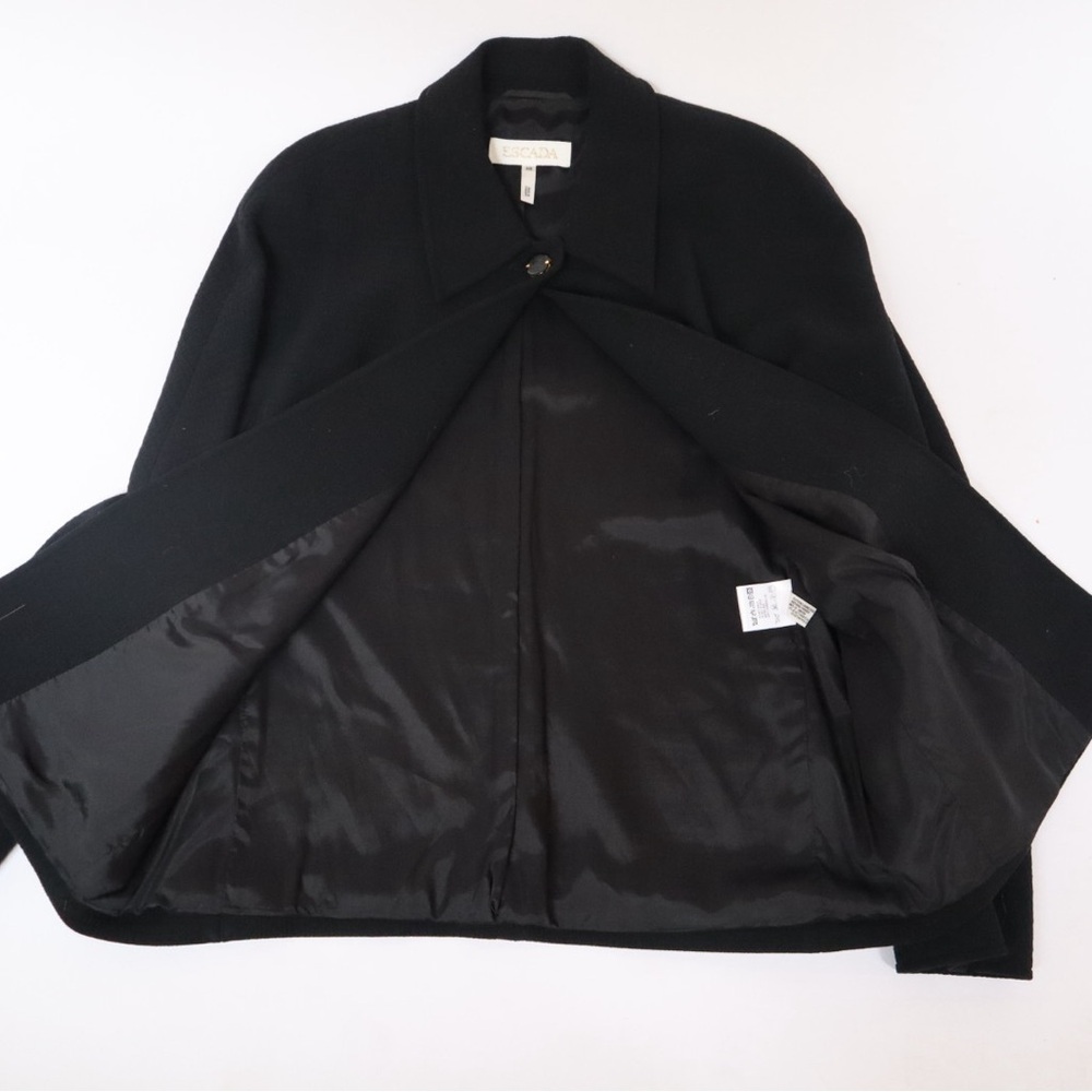 Escada Elegant Black Cape Jacket - image 7